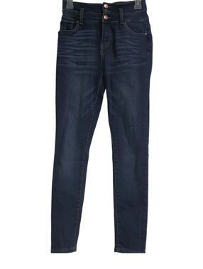 High-Rise Dark Blue Women’s Skinny Jeans